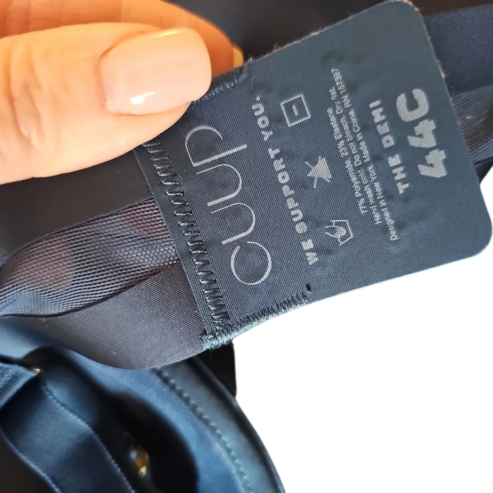 CUUP The Demi T-Shirt - Spacer Sz 44C Teal Underwire Bra New WL296 - Picture 10 of 10